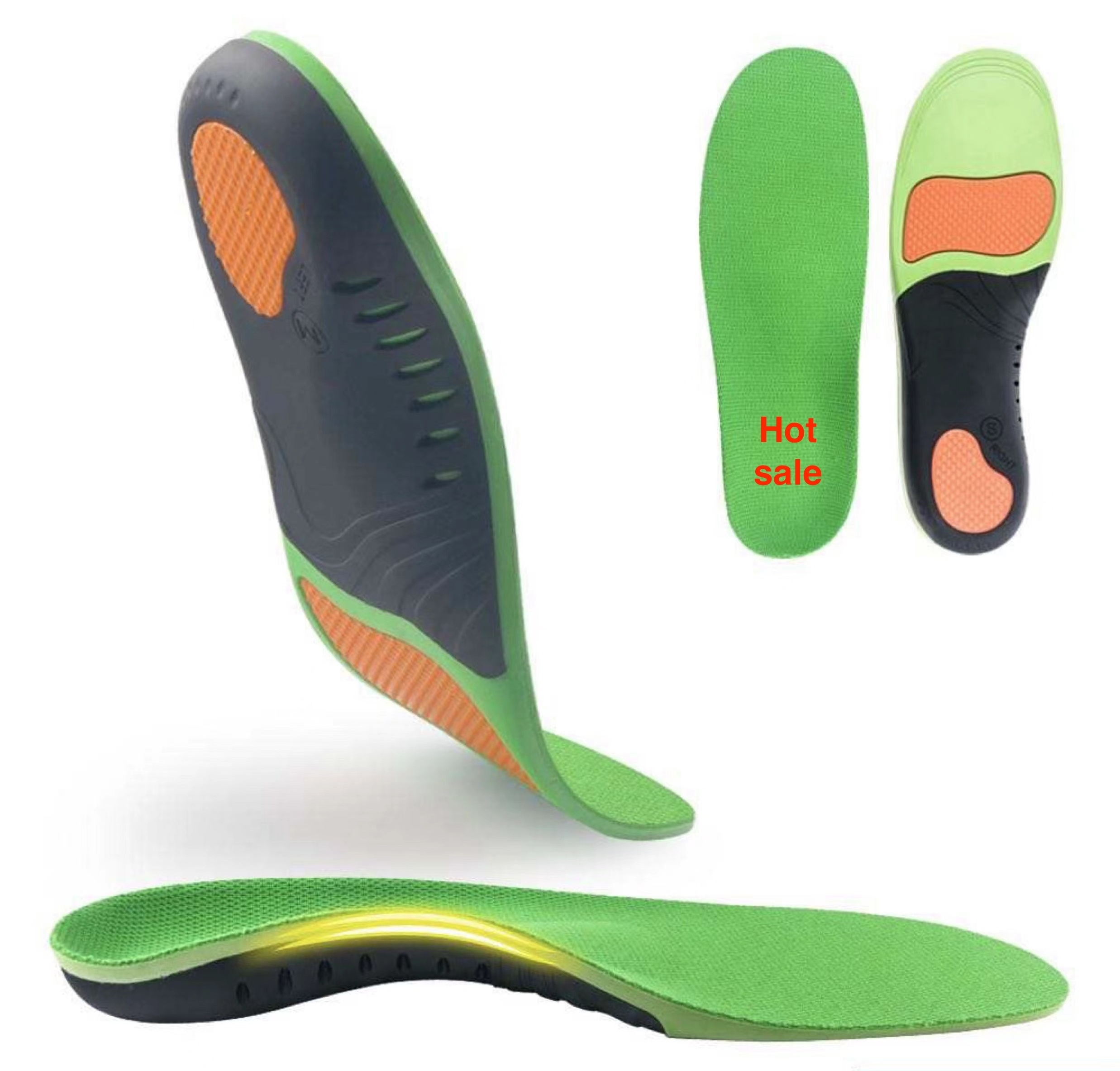 Manufacturer Arch Support insole Comfort High Arch Full Length Orthotic Over Pronation Fallen Arch Flat Feet Orthopedic Insole