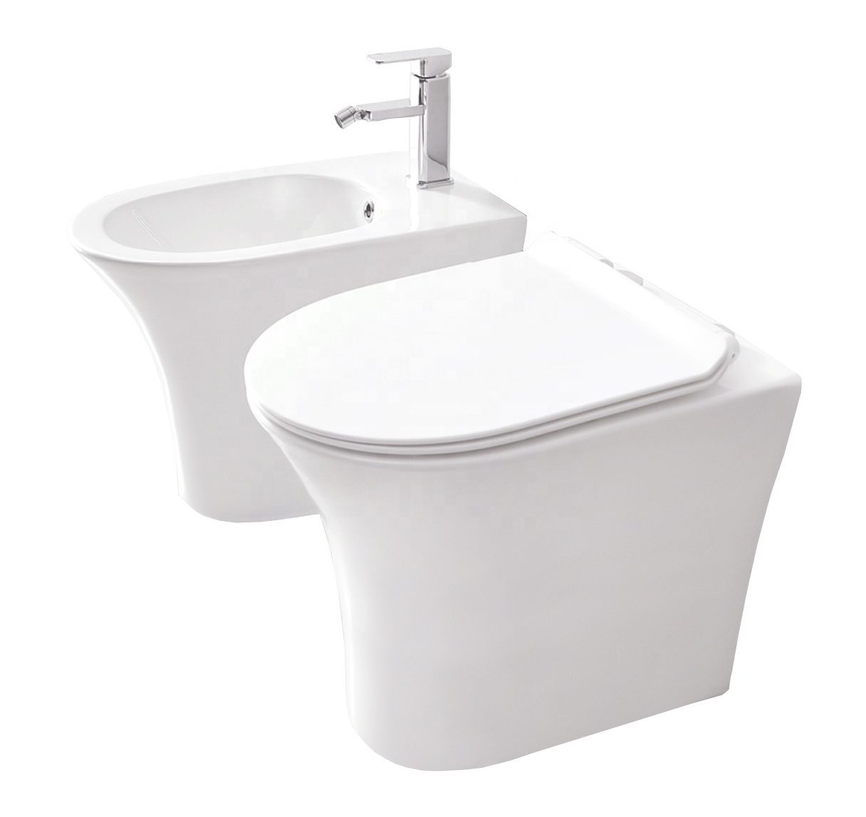 ORTONBATH Toilet bathroom toilet Sanitary Ware Africa Twyford Ghana Ceramic Floor Mounted Dual-flush Two Piece Wc Toilet Bowl