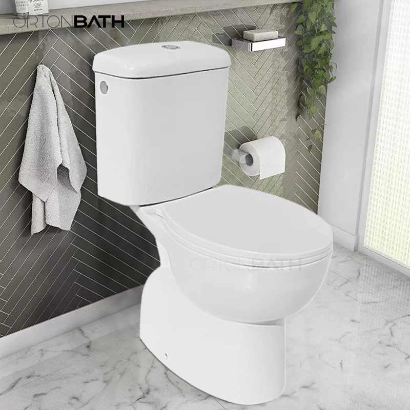 ORTONBATH EU 2pc Twyford  Ceramic toto toilet Bathroom Two Piece water closet toilet two piece toilet seats