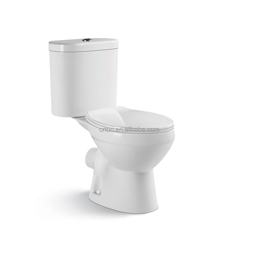 ORTONBATHS TWO PIECE XP TRAP Ceramic Toilet UF Toilet Seat OVAL toilet bowl 2 PIECE COMBO ECONOMICAL MODEL