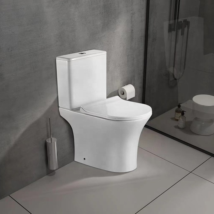 ORTONBATH Toilet bathroom toilet Sanitary Ware Africa Twyford Ghana Ceramic Floor Mounted Dual-flush Two Piece Wc Toilet Bowl