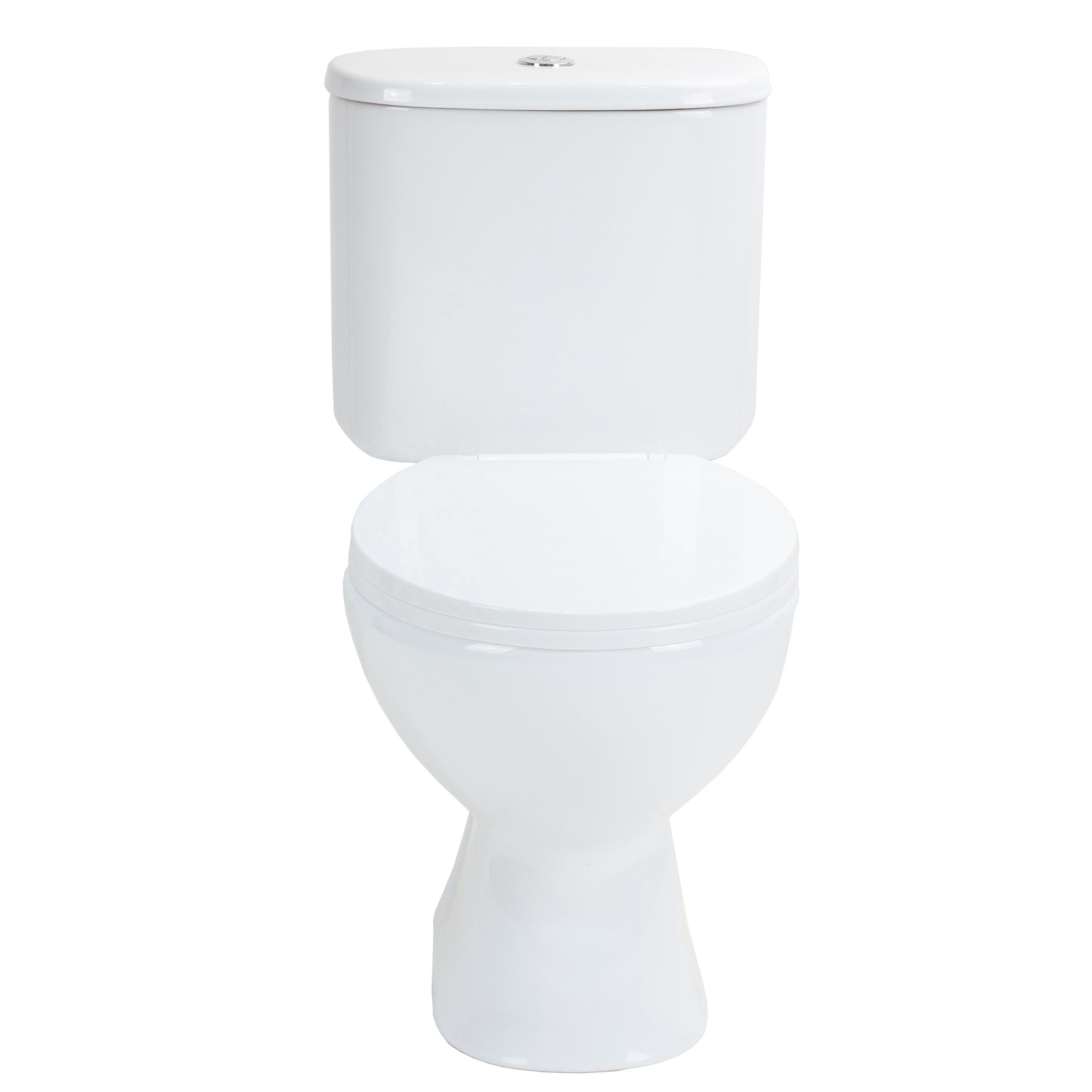 ORTONBATH Africa Nigeria Ghana Bathroom Toilet Set economical two Piece Toilet with PP UF soft close seat cover OTO-1715