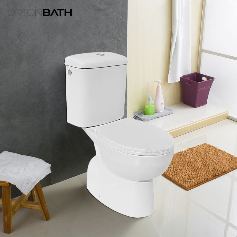 ORTONBATH EU 2pc Twyford  Ceramic toto toilet Bathroom Two Piece water closet toilet two piece toilet seats