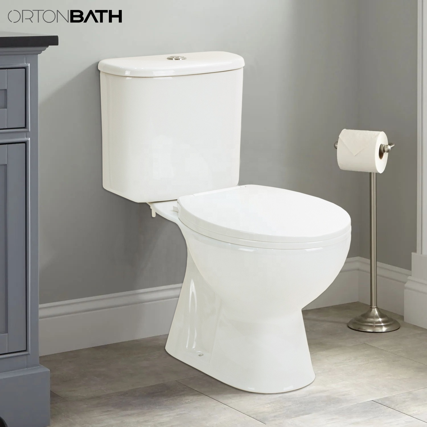 ORTONBATH Nigeria Twyford  Ceramic toto toilet Bathroom Two Piece water closet toilet two piece toilet seats