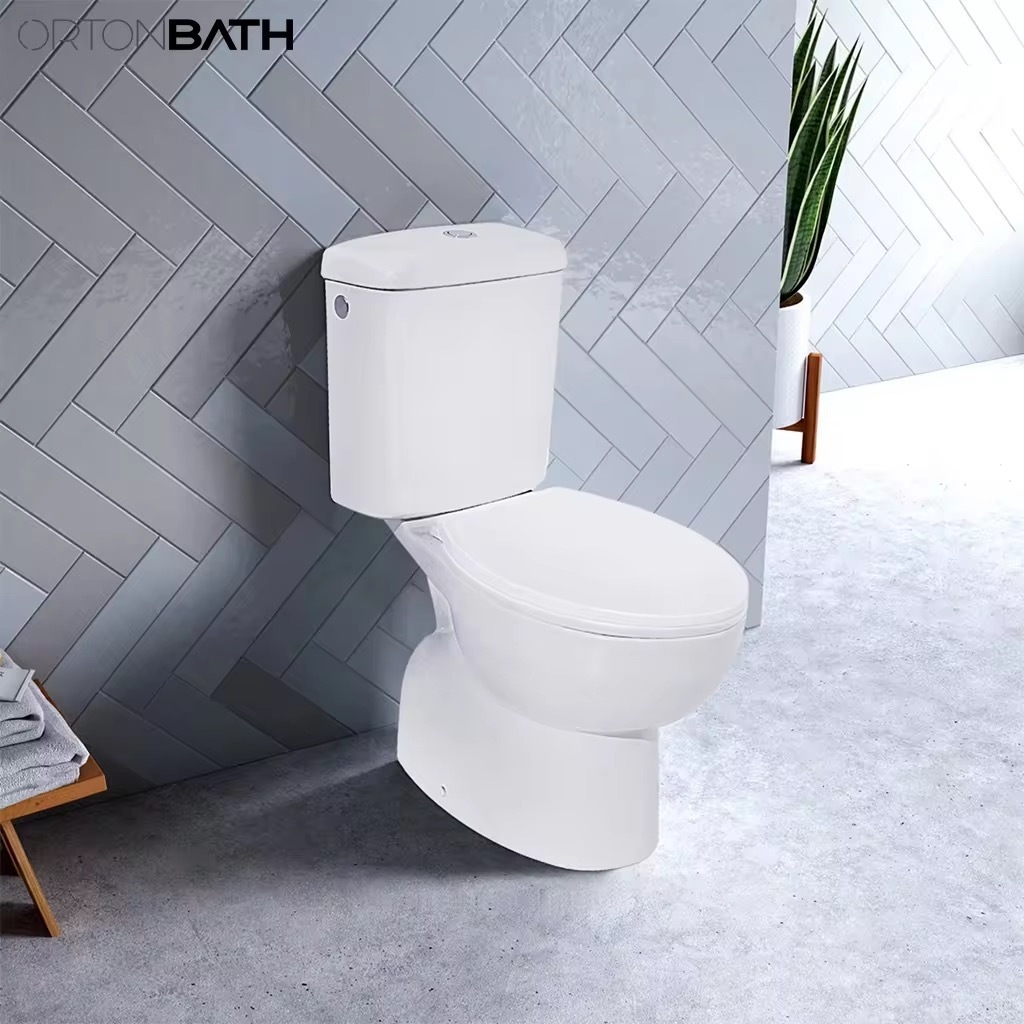 ORTONBATH EU 2pc Twyford  Ceramic toto toilet Bathroom Two Piece water closet toilet two piece toilet seats