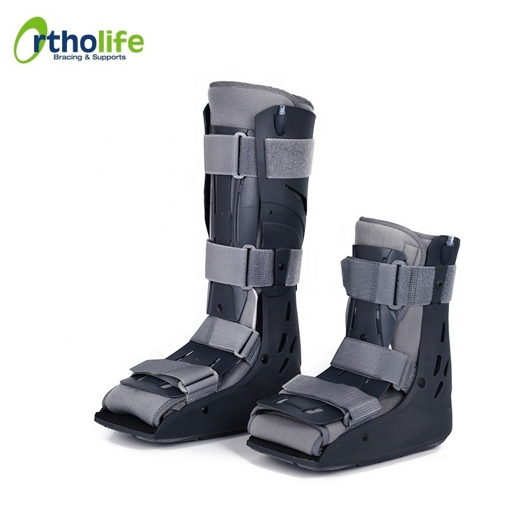 OL-WK012 Rocker Bottom Design Air Cast Foot Boot For Stress Fracture