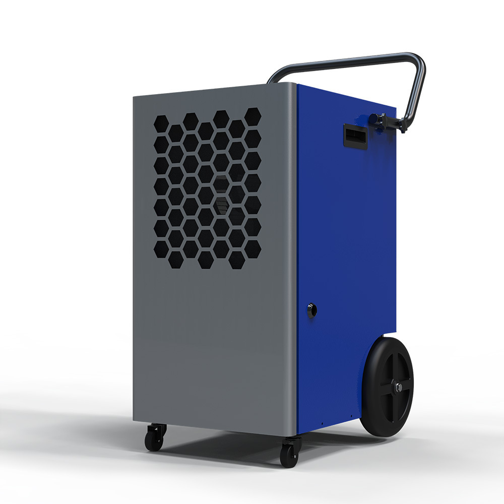 The best-selling hot selling 60L/D commercial noiseless dehumidifier 220V large wheel mobile dehumidifier