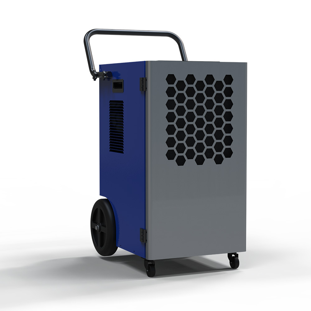 The best-selling hot selling 60L/D commercial noiseless dehumidifier 220V large wheel mobile dehumidifier