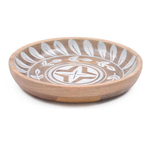 New Leaf Design Round Custom Shape Bowl Wedding Decoration Party Use High Quality Food Serving Bowls