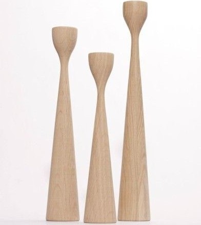 Wedding Use Modern Set of 3 Table Top High Quality Mango Wood Candle Holder With Light Polished