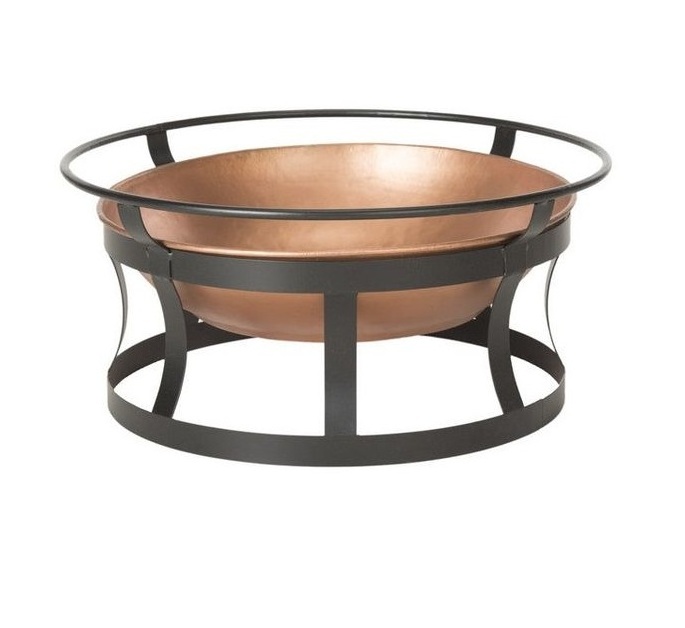 Fire Pits factory made Design Fire Pit Fire Bowl Copper Bowl Large with BBQ tray decoration Fireplace