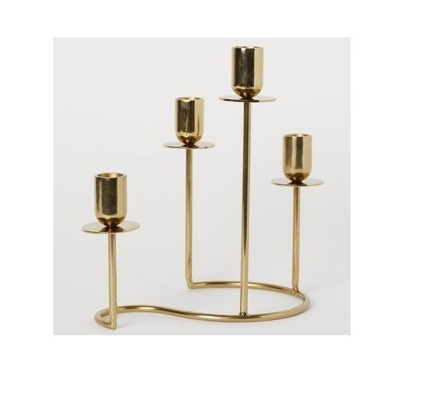 Classic Style  Candle Holder Metal Antique Brass For Home Decoration Wholesale Made In India Candle Holder