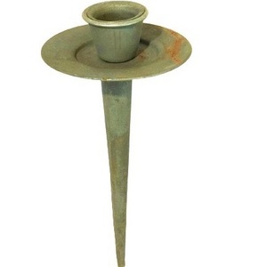 METAL GRAY GARDEN T-LIGHT HOLDER HIGH QUALITY GARDEN USE BEST SELLING NEW DESIGN CANDLE HOLDER