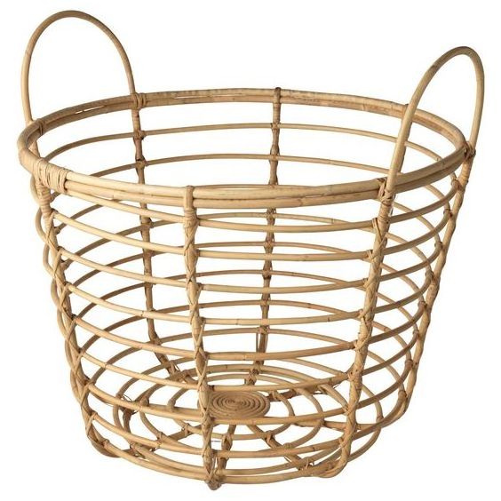 Sturdy and Durable Rattan Fruit Basket Storage Basket Brown Multipurpose Best Selling Home Decor Basket