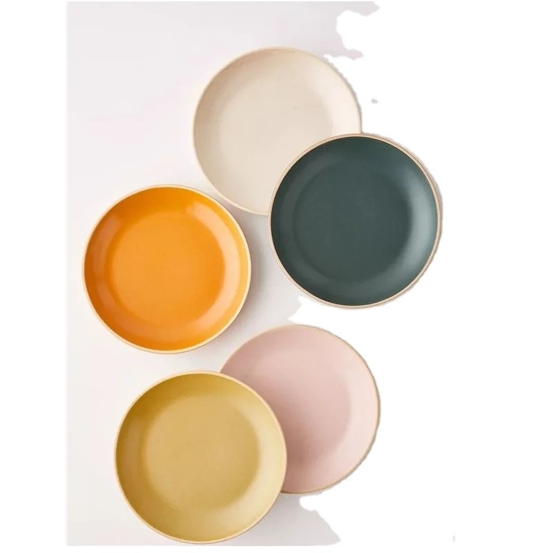 Metal Colourful Home Decor Tble Top Round Small Plate Custom Shape Tray Best Selling Kitchen  Ware