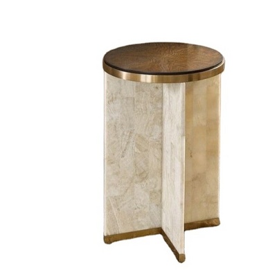 Royal Design Luxury Marble Side Table Home Decor Best Selling Coffee Side Sofa Table With Top Metal