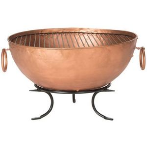 Fire Pits factory made Design Fire Pit Fire Bowl Copper Bowl Large with BBQ tray decoration Fireplace