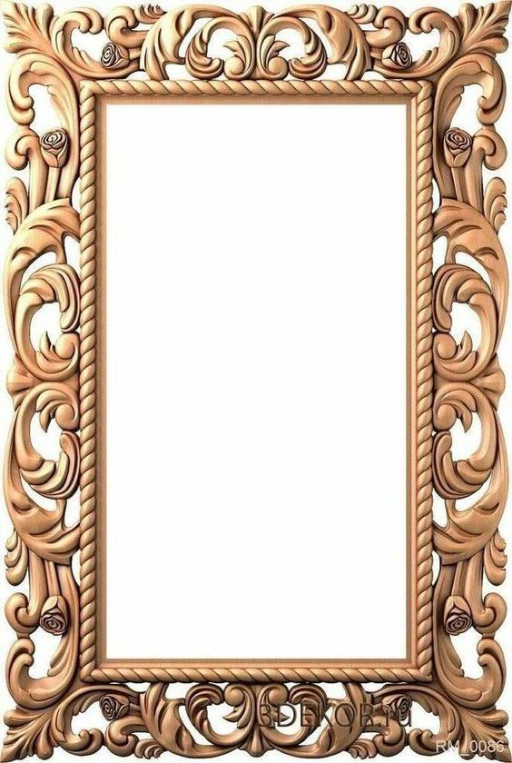 Brass Antique Pure Brass Material Casting Home Decor Wedding Use Photo Frame with Flowers Design