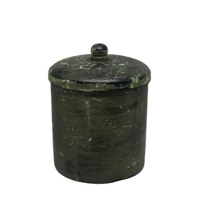 Hand Made Patina Finish Candle Jar Color Empty Metal Jars with Lid For Candles Jar Wholesale Small Sizes And Large