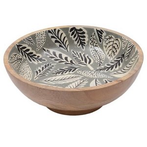 New Leaf Design Round Custom Shape Bowl Wedding Decoration Party Use High Quality Food Serving Bowls