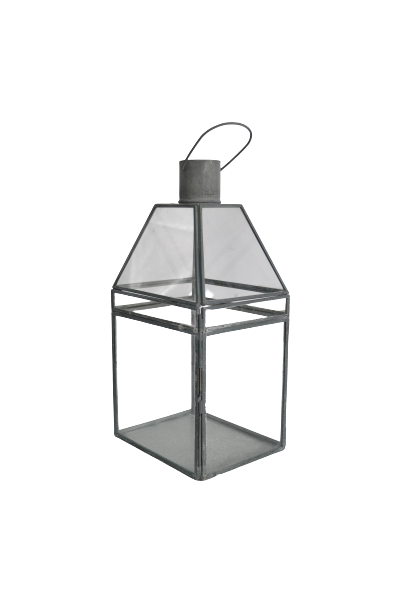 BLACK METAL SMALL DECORATIVE WITH CLEAR GLASS LANTERN HIGH QUALITY METAL CANDLE LANTERN FOR HOME DECOR