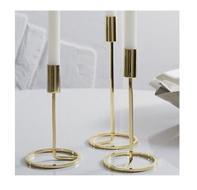 Classic Style  Candle Holder Metal Antique Brass For Home Decoration Wholesale Made In India Candle Holder