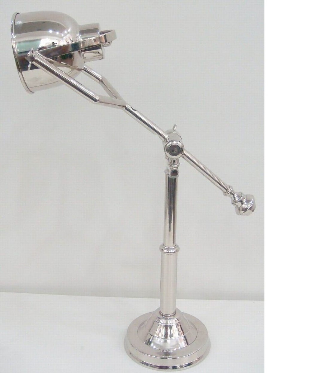 New fancy sliver and black luxury shiny metal table lamp for hotel decoration high quality tableware lamp