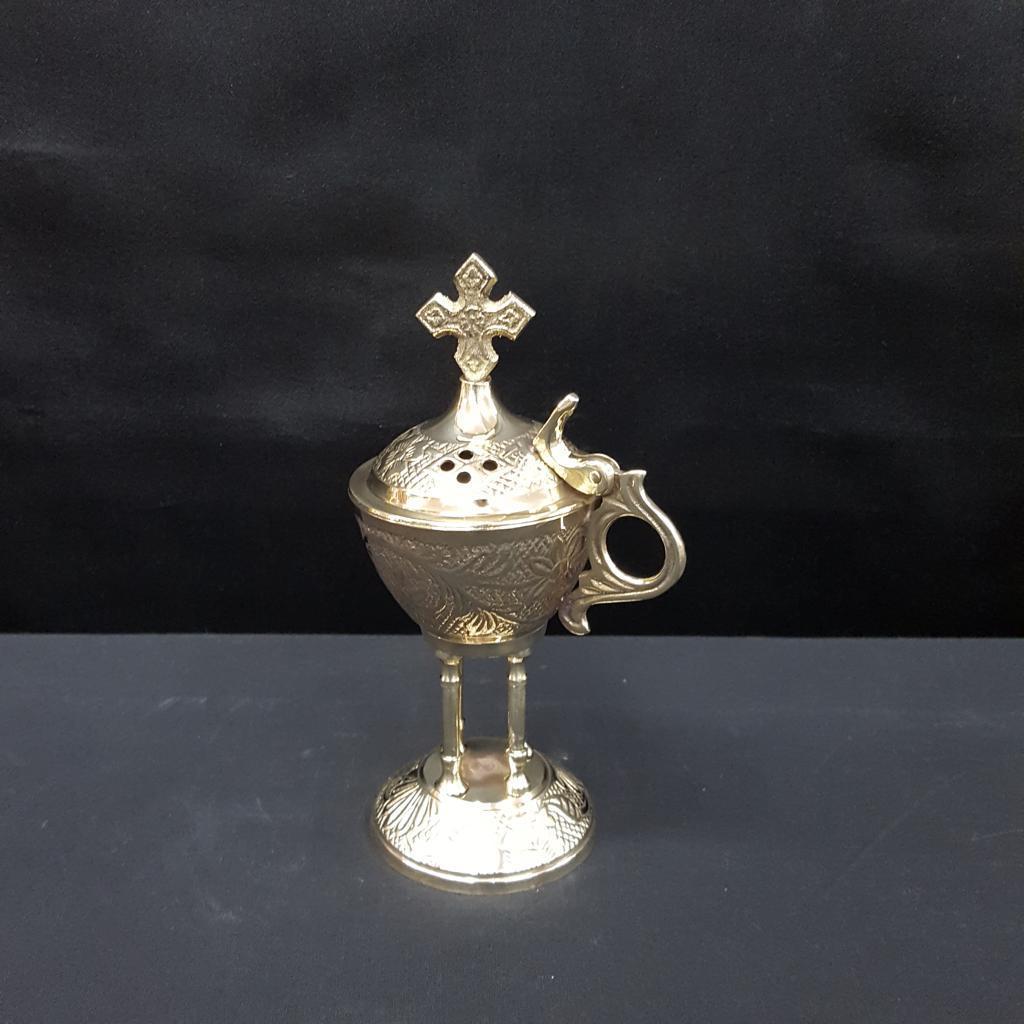 Wholesale Home Decor Metal Brass Polished  incense cones holder incense burner high quality burner