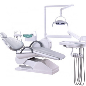 Economic Dental Unit Dental Chair with LED Sensor Lamp for Clinic