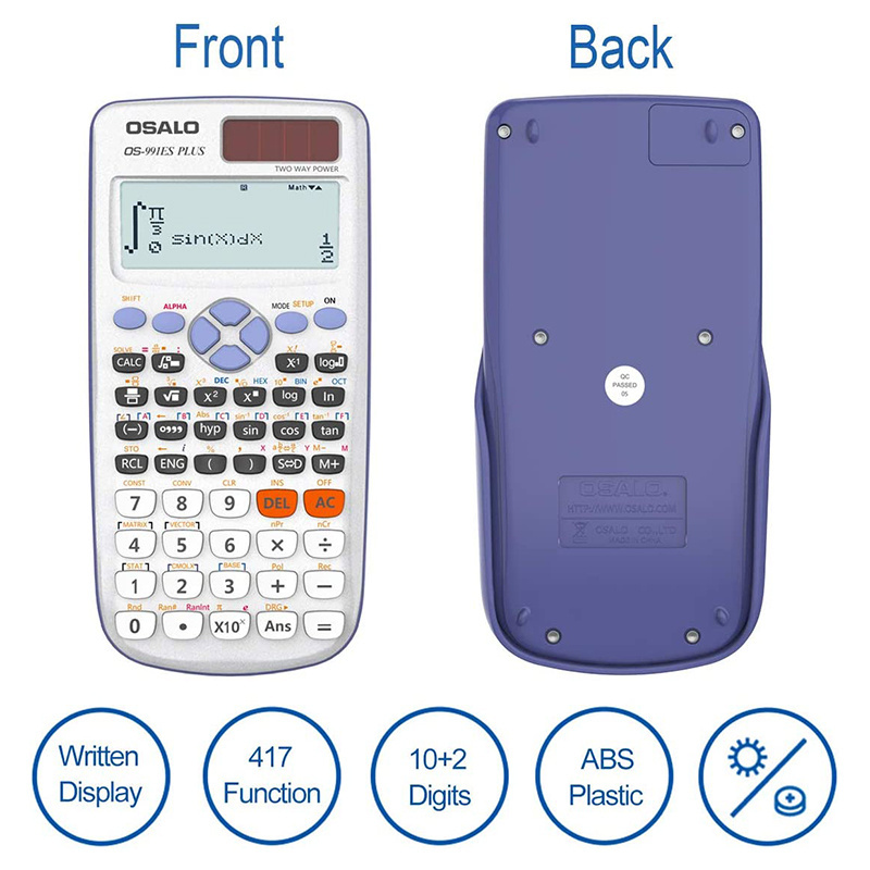 417 scientific calculator functions education calculadora cientifica calculator os-991es plus