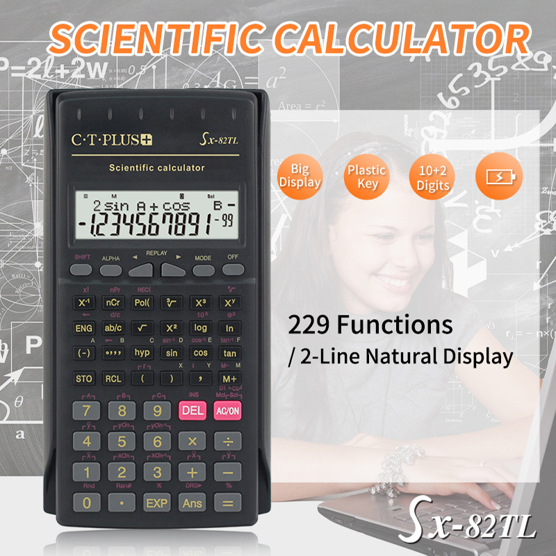 Scientific Calculator Custom Logo Calculadora Cientifica Students Mathematics Calculatrices Scientifique Electronic Calculators