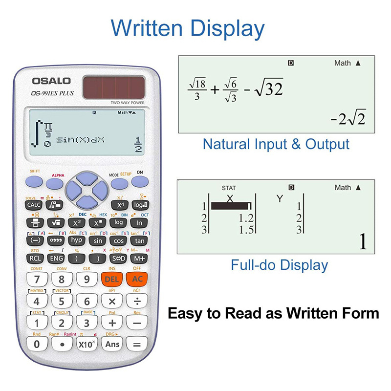 417 scientific calculator functions education calculadora cientifica calculator os-991es plus