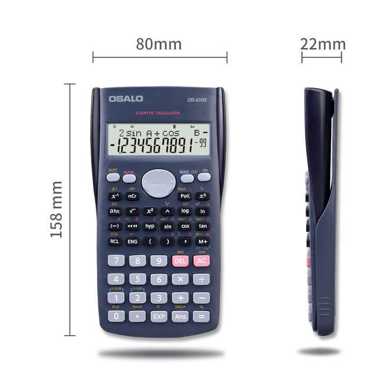 82ms 240 functions education student school scientific calculator 82ms High-end design calculator