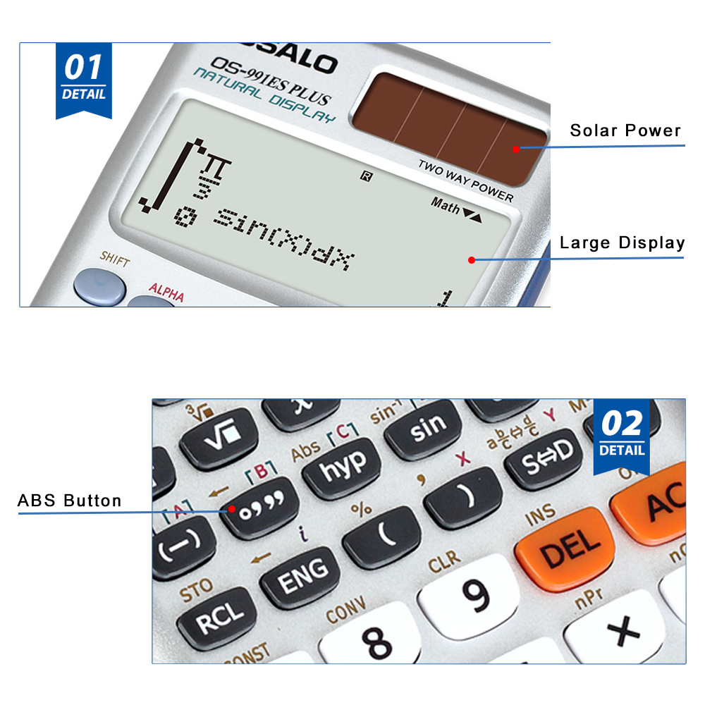 417 scientific calculator functions education calculadora cientifica calculator os-991es plus