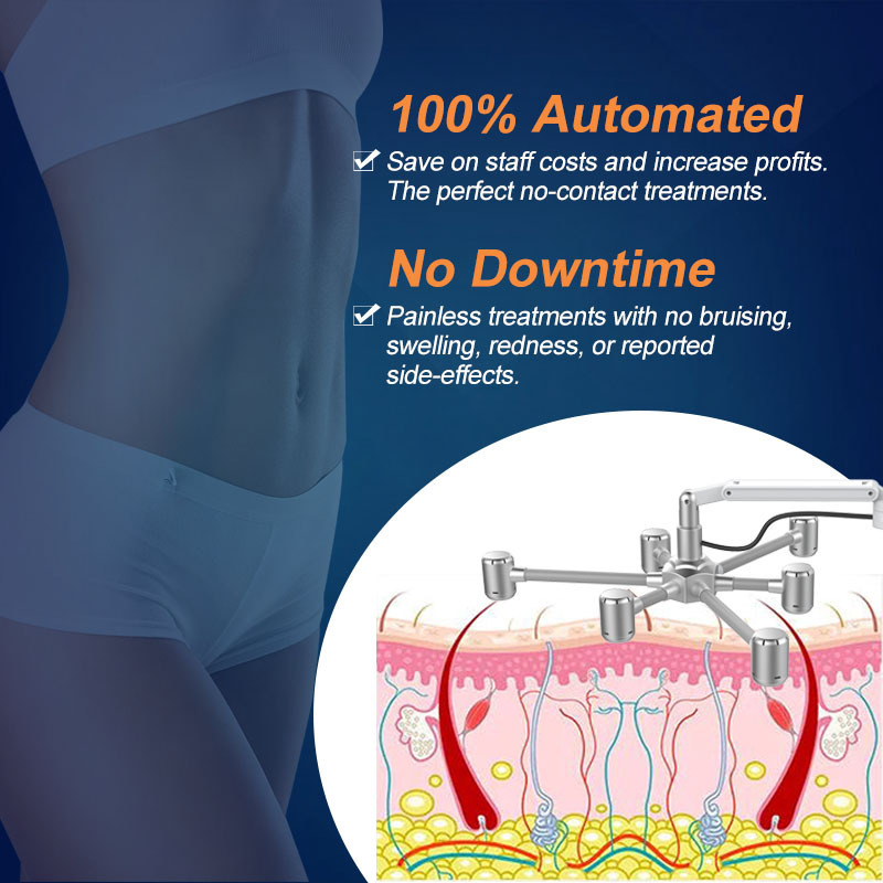 High Quality Lipo 6D Non-Invasive Slimming Machine 532Nm 10Mw Dpss Laser