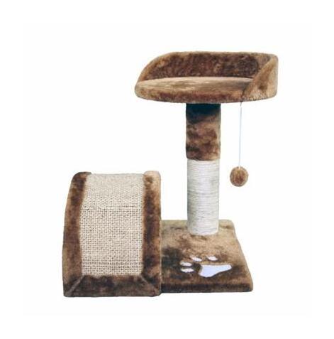 2020 Cat Tree Post Scratcher Furniture Play House Pet Bed Kitten Toy Beige New