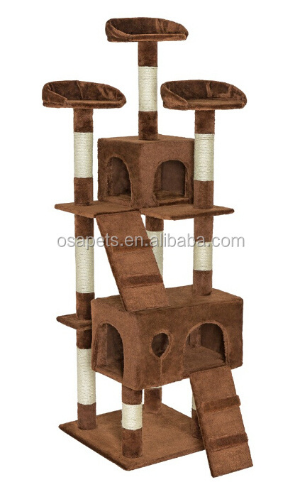 Sisal ropes cat tree cat scratcher with hammock