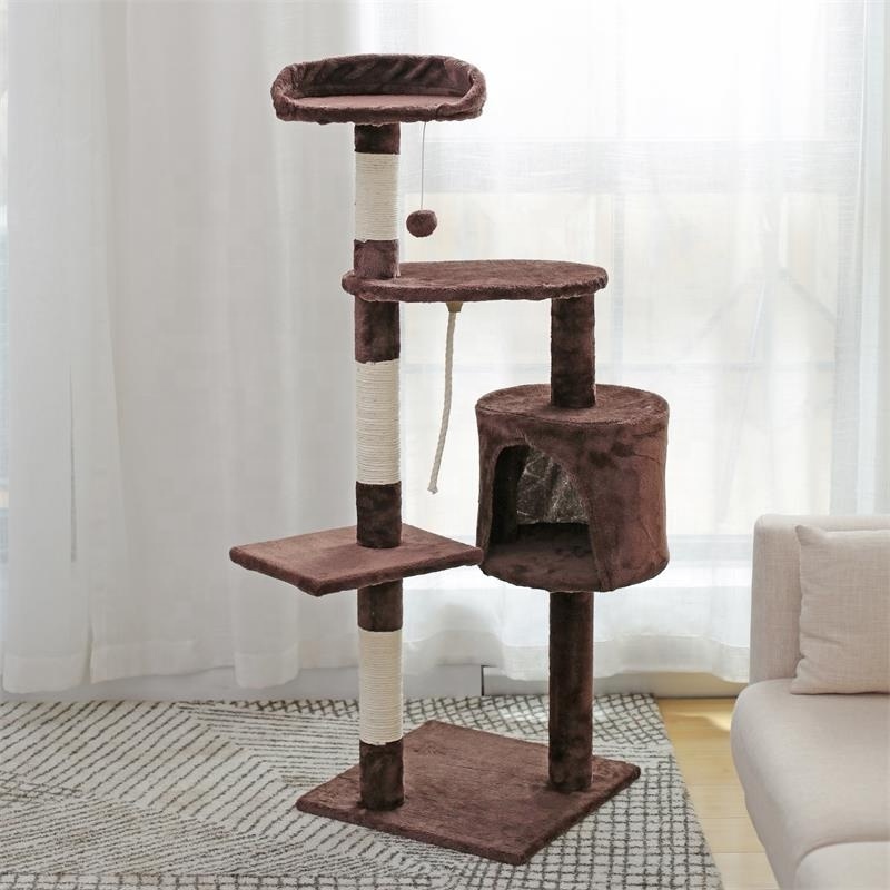 Small size Cat Hammock Cat kitten Tree Three platform &Cat hammock