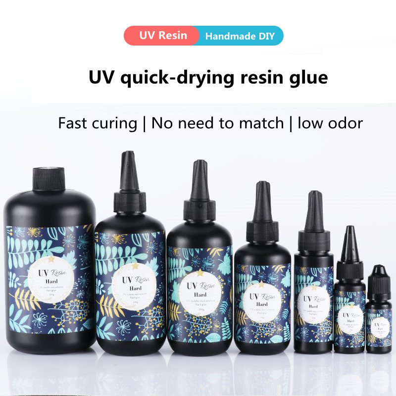 200g Osbang Wholesale Adhesive UV Hard Resin UV Liquid Crystal Clear Glue Resin  for Crafts