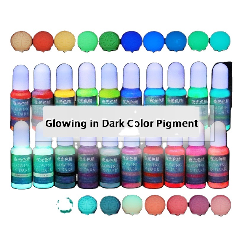 Manufacturer 20 colors DIY Luminous Color Epoxy Resin and UV Glue Liquid Color Pigment