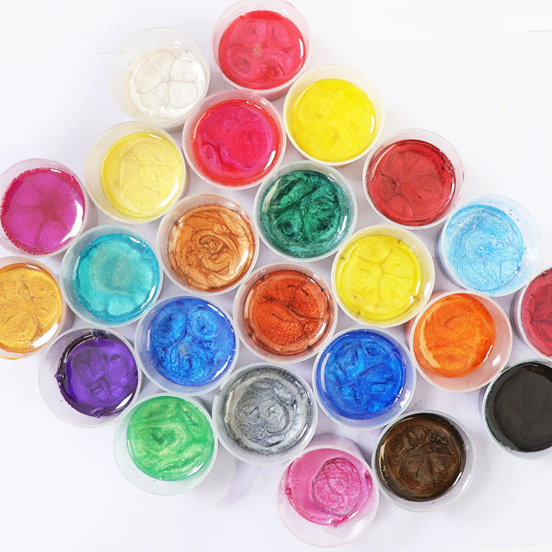 Osbang 30 color 10g Epoxy Resin Mica pearl pigment powder  pearlescent pigment colorful for Soap Making Colored Mica  powder