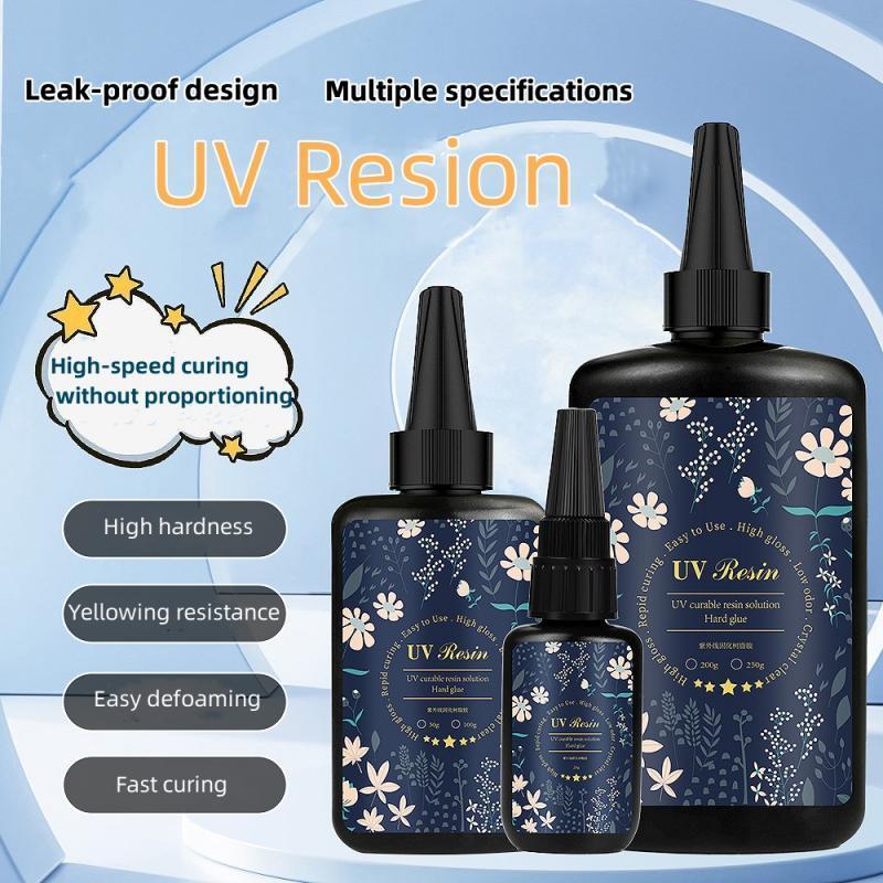 UV Resin Transparent Ultraviolet Curing Epoxy Resin for DIY Jewelry Making/Silicone mold