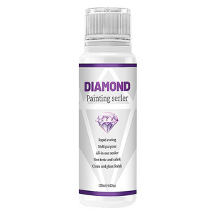 Fast curing 120ml Diamond painting sealer all in one sealer increase gloss for DIY crystal