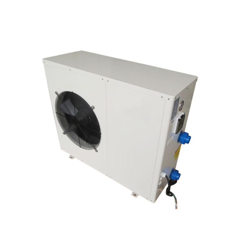 Solar panel dc inverter system heat pump air source heater chiller for swimming pool spa