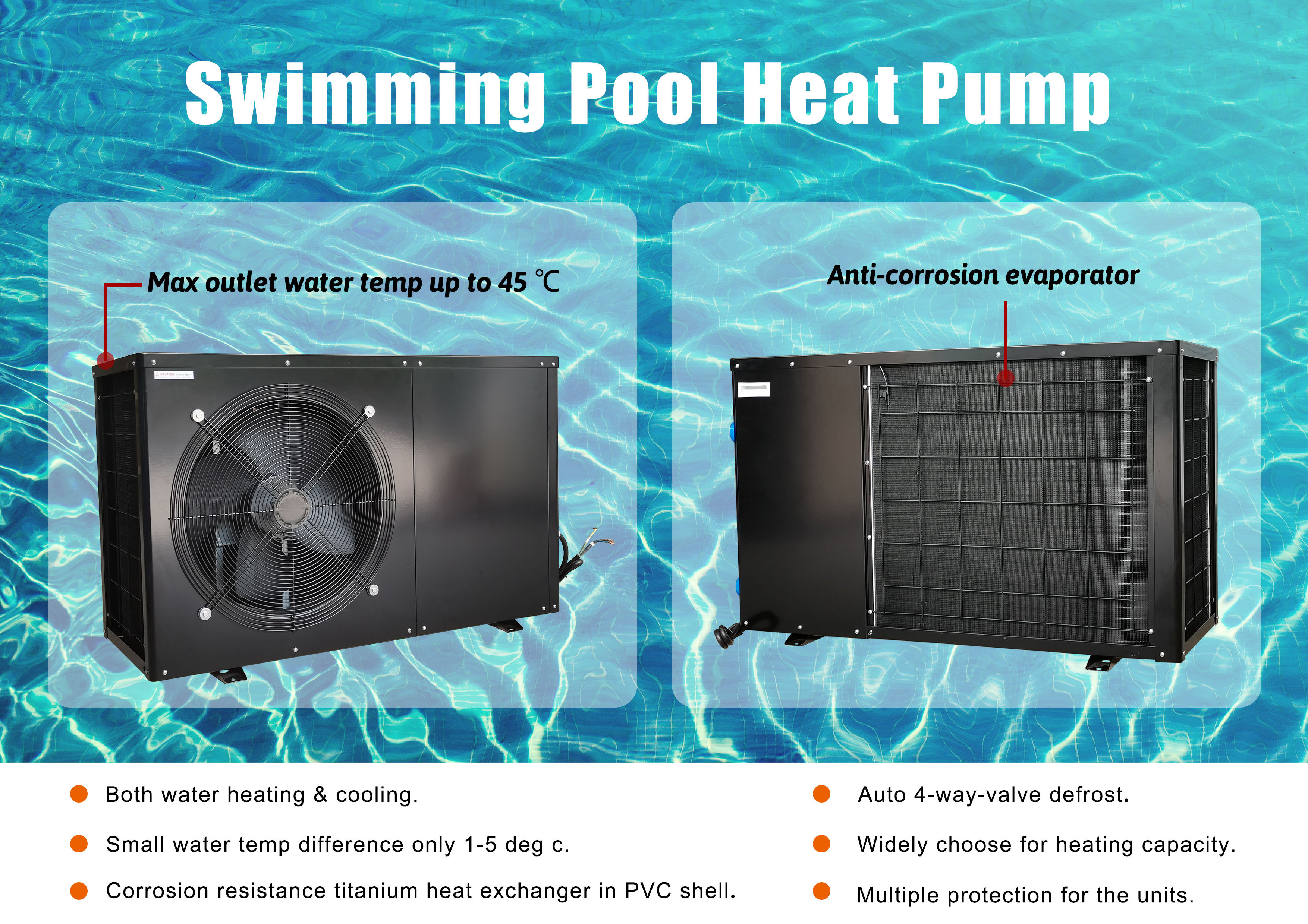 Wholesale heat pump spa tub ice bath chiller heater machine cooling system 1hp 1/2 hp water chiller for cold plunge pools