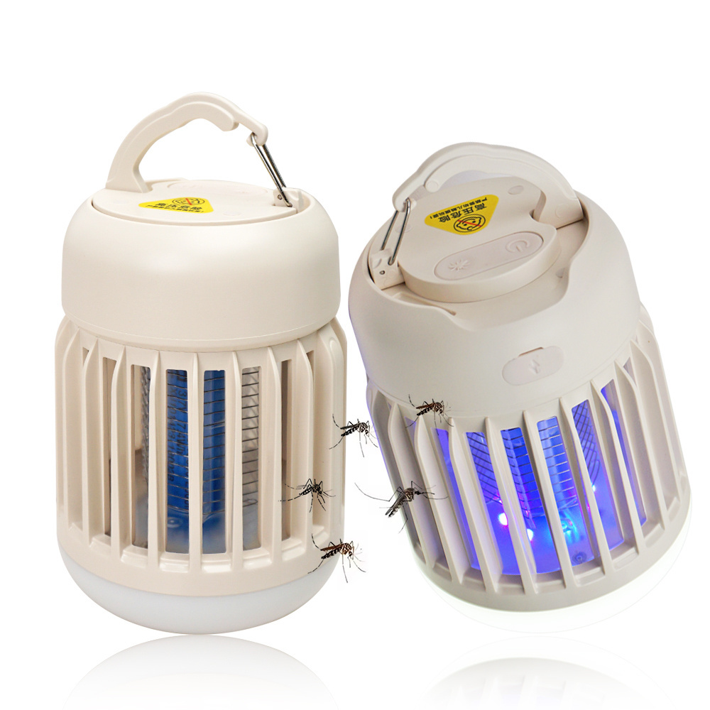 Rechargeable Bug Zapper Outdoor and Indoor Mosquito Killer Cordless Mini Camping Mosquito Lamp