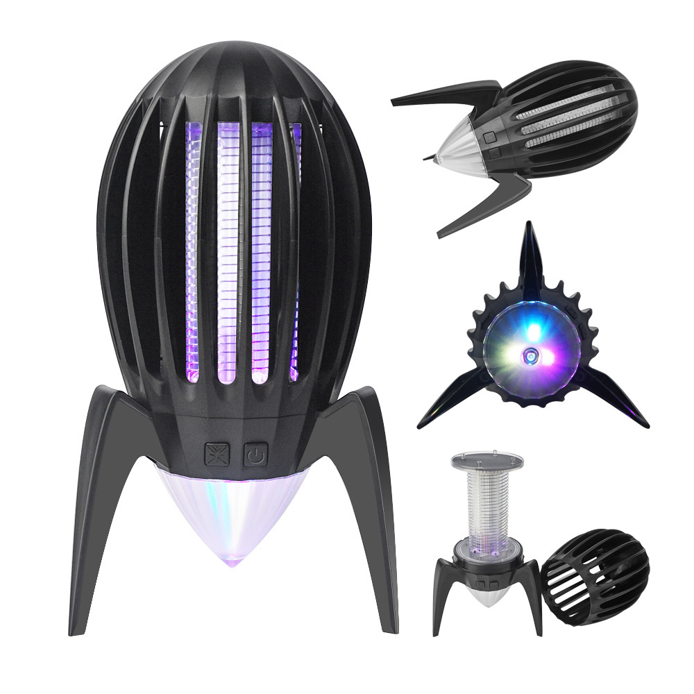 Cordless Bug Zapper Fly Zapper Portable Fly Trap Electric Mosquito Killer Lamp for Indoor Outdoor