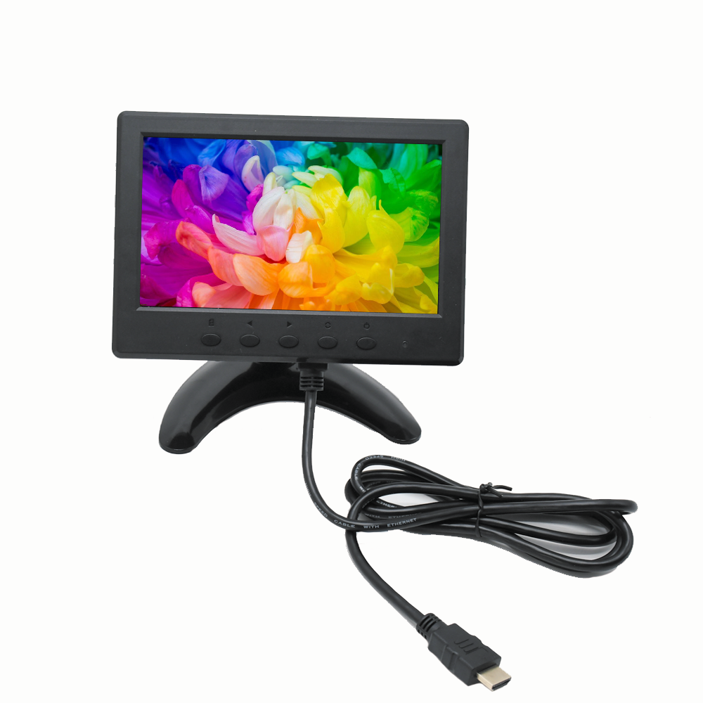 Mini Tv Car Lcd Reverse Rear View Monitor Factory Wholesale OEM Design Reversing 7 Inch LED Black for Business Desktop TFT 300:1