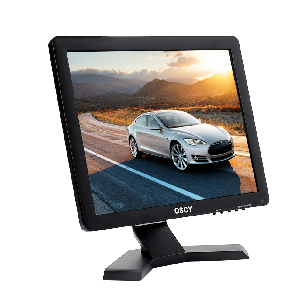 LCD HD Desktop Monitor Cheap 15inch VGA Computer Monitor Square Screen 15 Inch LED Black for Business Technology Plastic Case