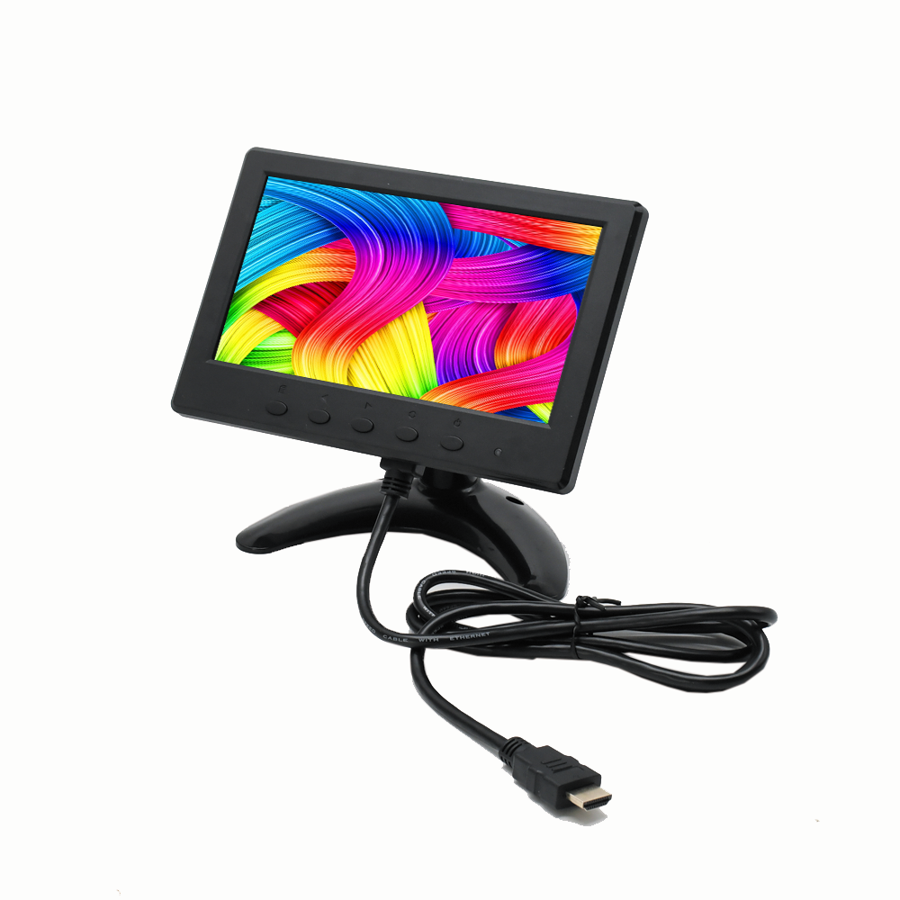 Mini Tv Car Lcd Reverse Rear View Monitor Factory Wholesale OEM Design Reversing 7 Inch LED Black for Business Desktop TFT 300:1